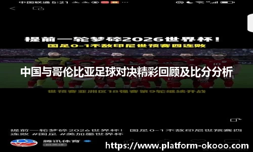 中国与哥伦比亚足球对决精彩回顾及比分分析